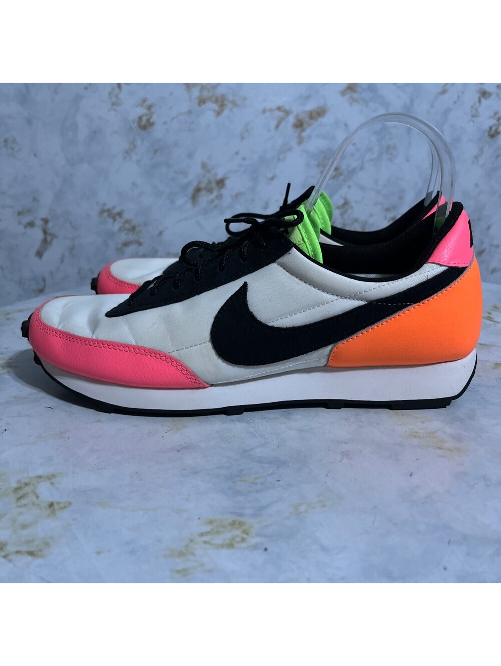 Nike Daybreak Womens Size 9 Shoes White Pink Orange Athletic Low Trainer Sneaker - Picture 4 of 10